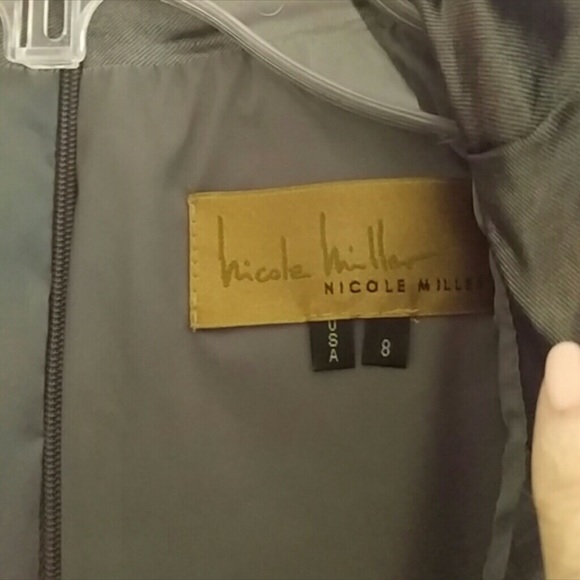 FAB Nicole Miller ruched/cocktail/wedding dress 8 - Picture 4 of 4